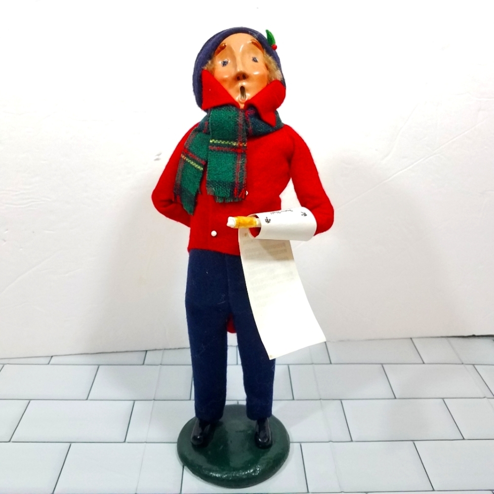 Byers Choice 1986 Caroler with Joyeux Noel